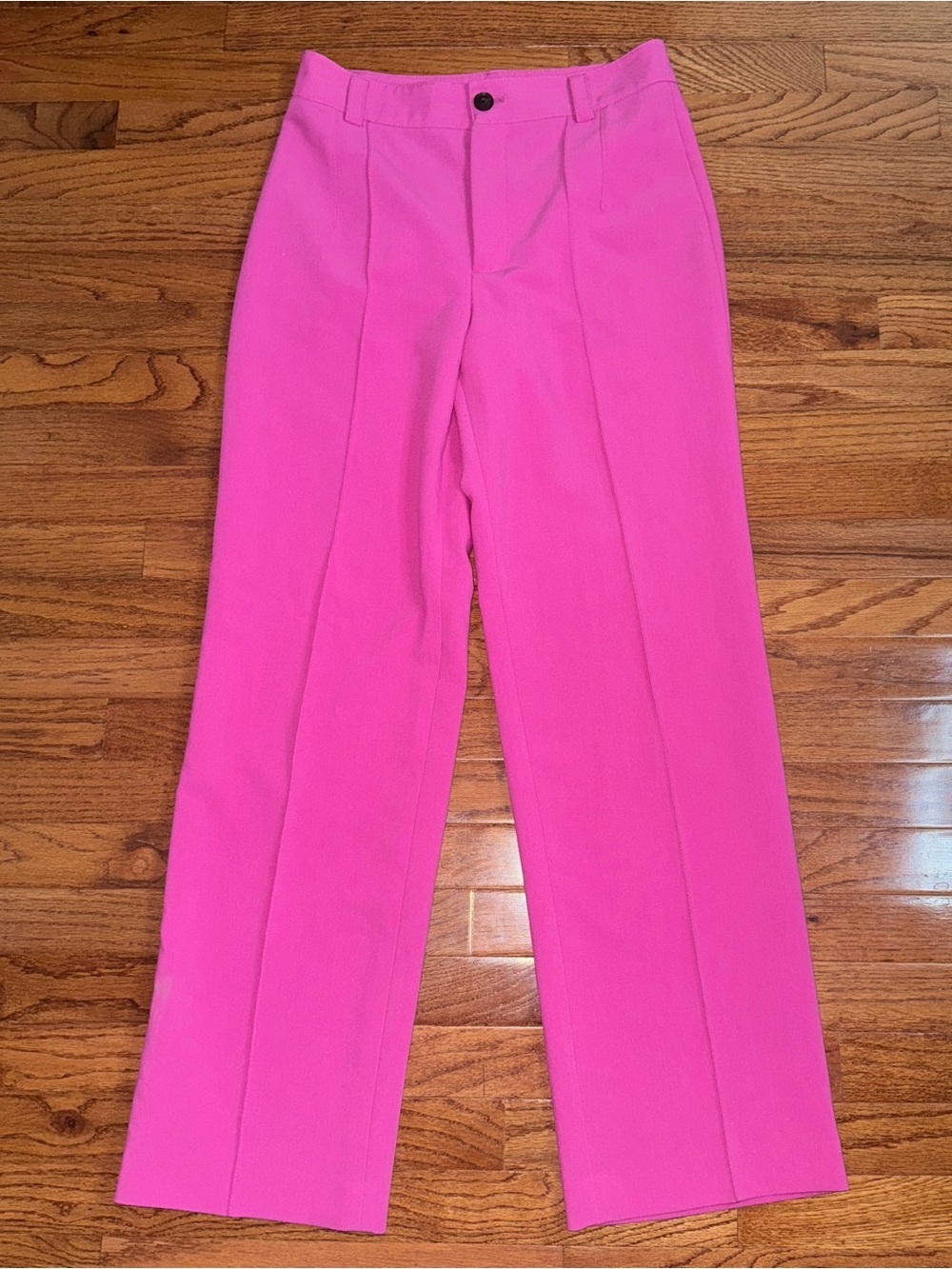 Zara Hight Waist Pink Trouser Pants Size M